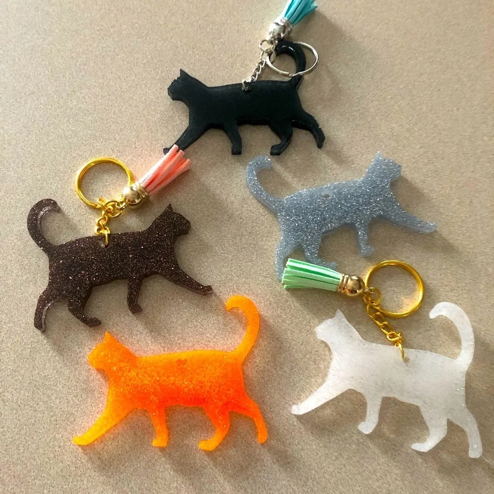 ๐๐6x HP๐๐ Handmade Cat Keychain - Picture 1 of 11